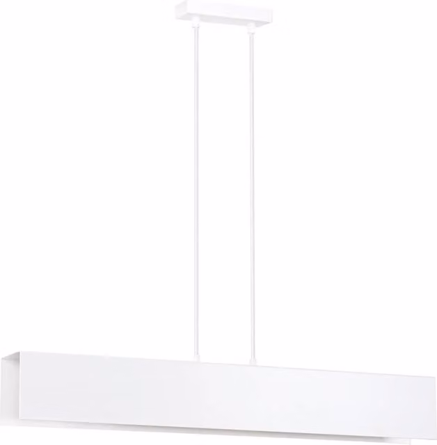 Lampadario Sospeso Moderno Industrial Luceart-Classic in Metallo Bianco con 3 Luci