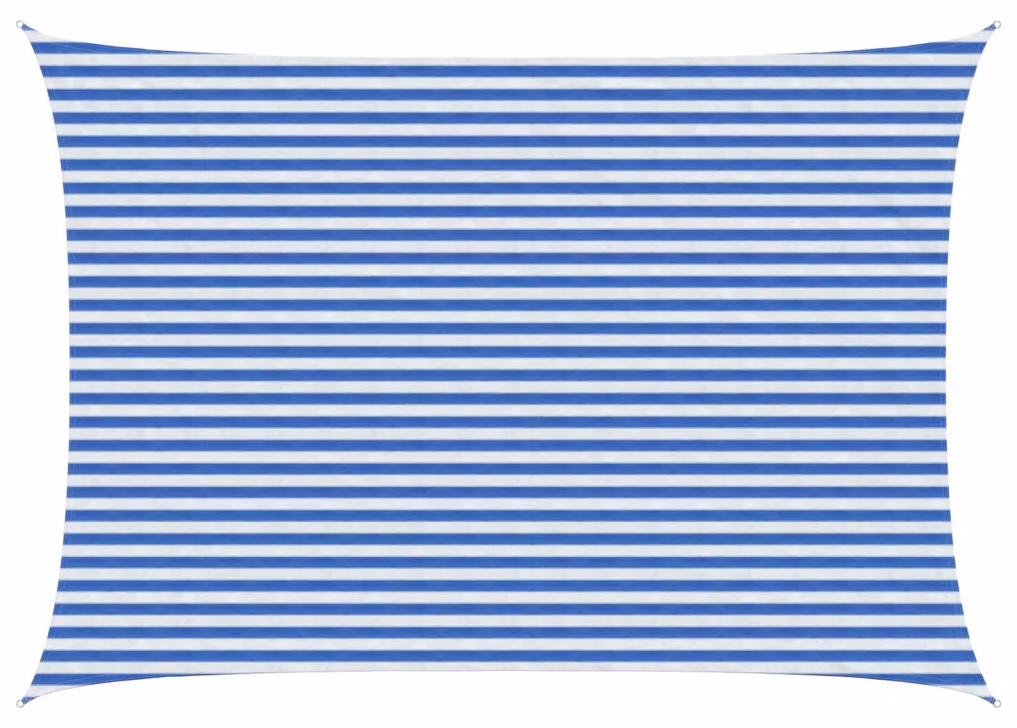 Telo Ombra Blu e Bianco 3 x 6 m HDPE