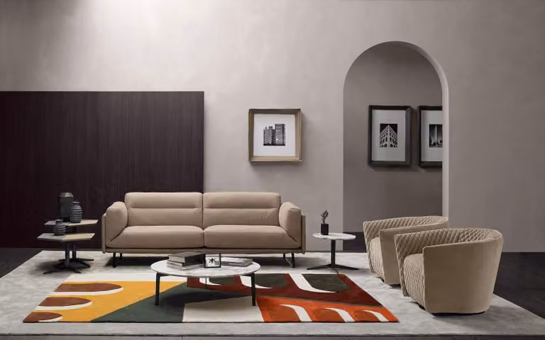 Sofagarnitur Couch Polster Ledersofa Italienische Möbel Sofa Prianera