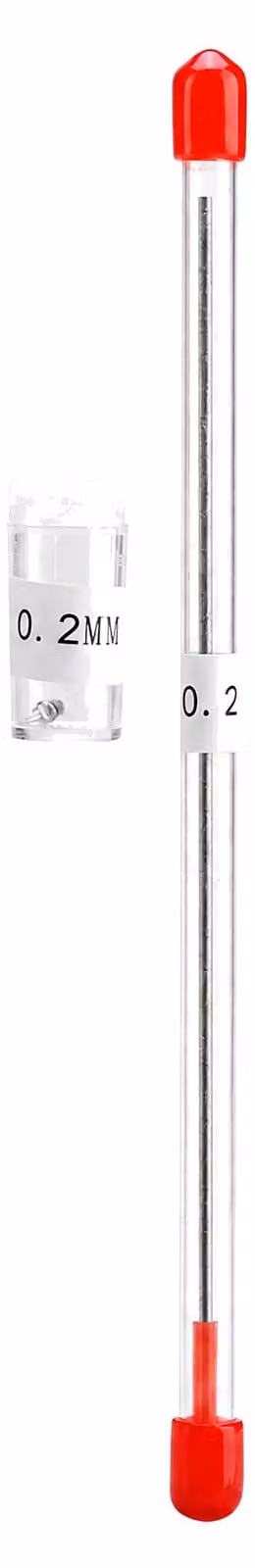 Set di ricambi per pistola a spruzzo, composto da aghi e ugelli da 0,2 mm