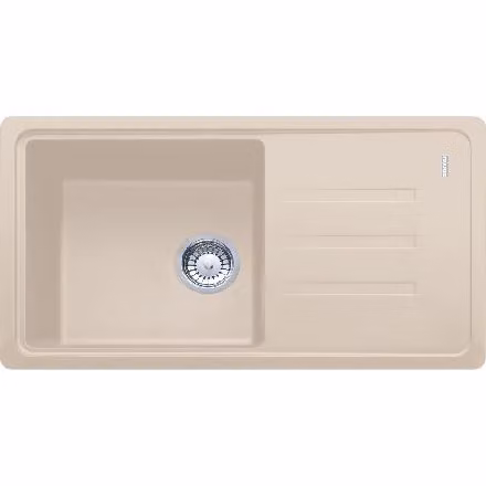 Franke Malta - Lavello in Fragranite BSG 611-78/39, 780x435 mm, sahara 114.0395.153
