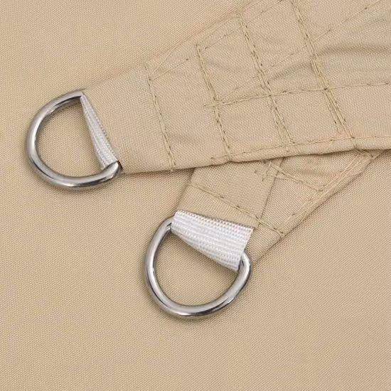 Telo ombreggiante rettangolare - 2,5x4,5 m - Beige - Impermeabile - Resistente ai raggi UV - Tessuto Oxford