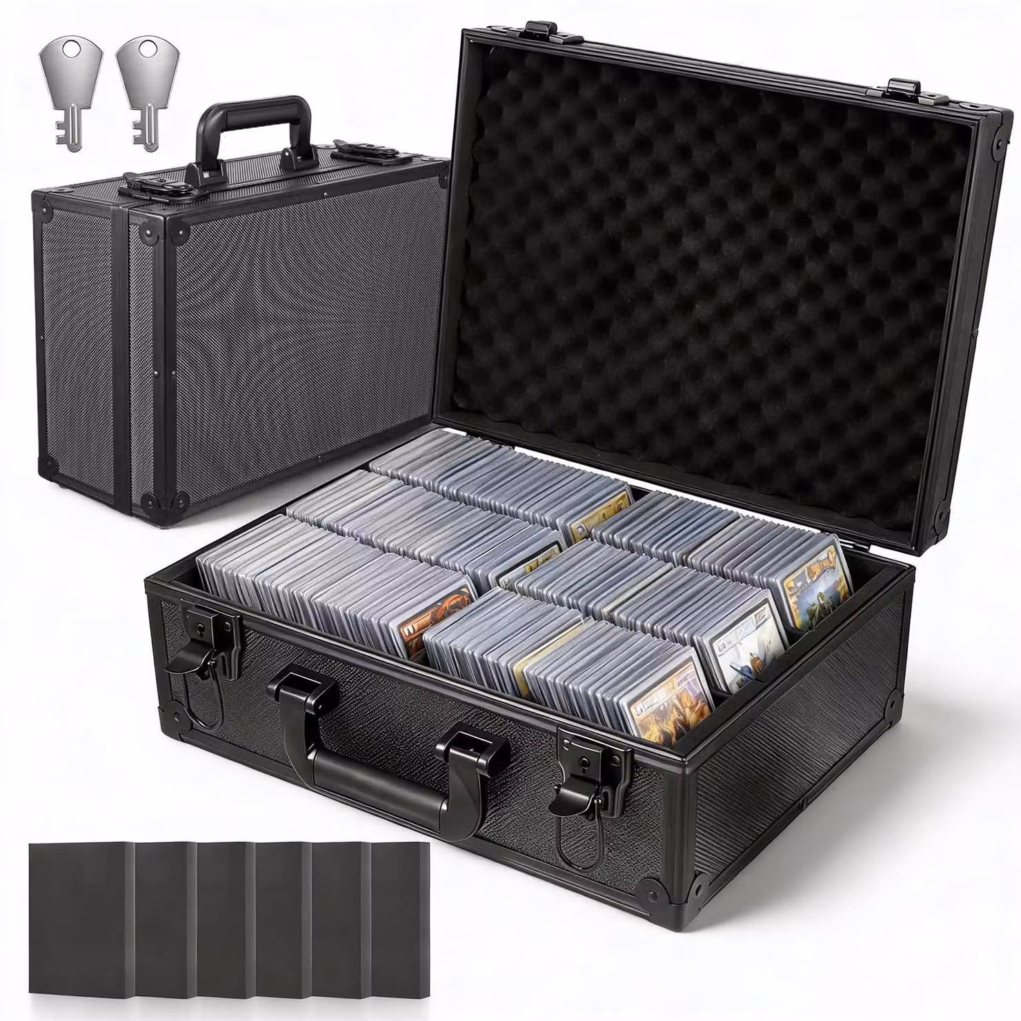 Contenitore per collezionare carte da gioco, con scomparti per un massimo di 600 pezzi