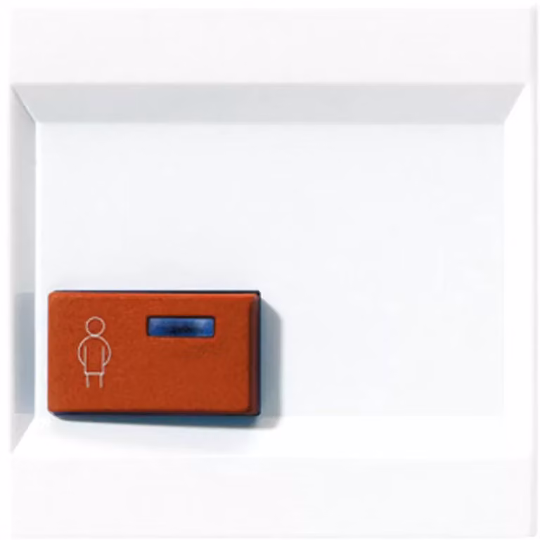 Jung LS022A-1WW Copertura per Ackermann tipo 73022 A 2 bianco alpino