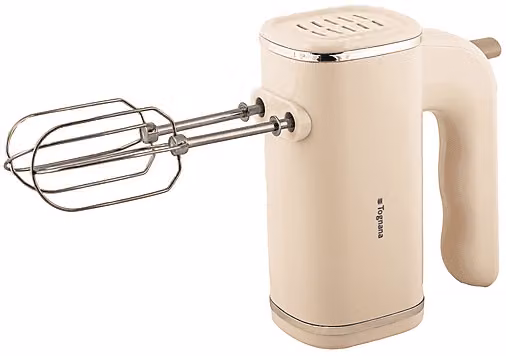 Sbattitore elettrico Tognana Iridea 250W colore oro e beige con parti lavabili in lavastoviglie
