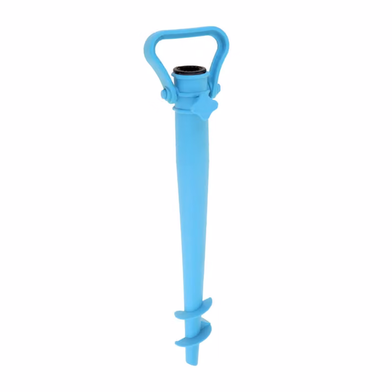 Supporto universale per ombrellone in plastica con filettatura 43 x 15 x 8 cm Supporto per ombrellone da spiaggia