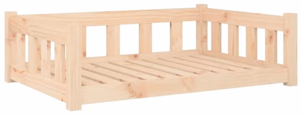 Cuccia per cani in legno massello di pino, robusta e resistente