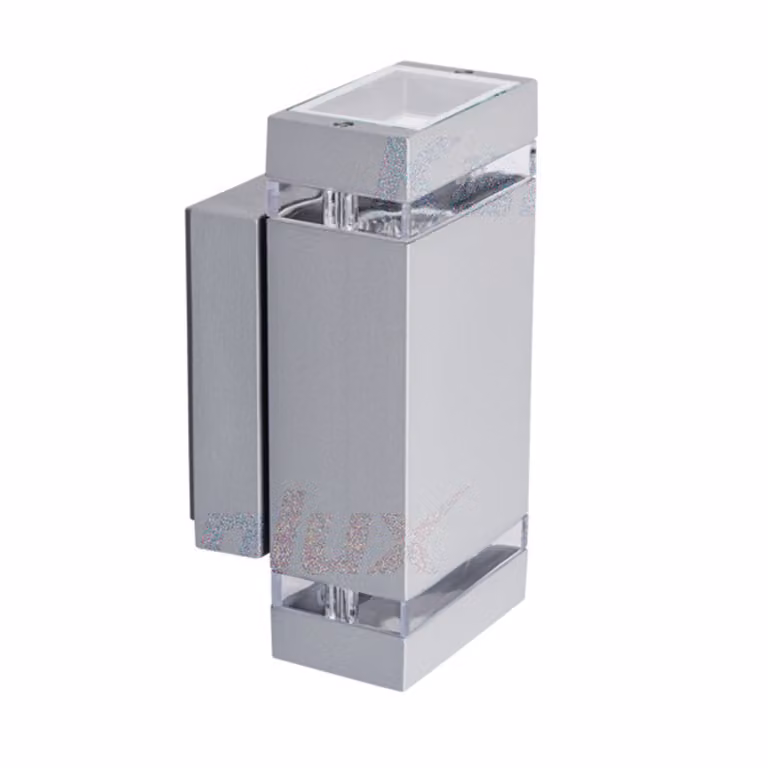 Kanlux applique da esterno ZEW 22442, 2 luci, IP44, alluminio, GU10, grigio