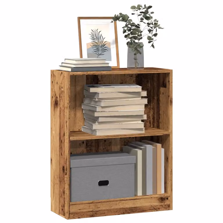 Libreria vidaXL in MDF stile rustico marrone, L 60 cm, P 24 cm, H 76 cm