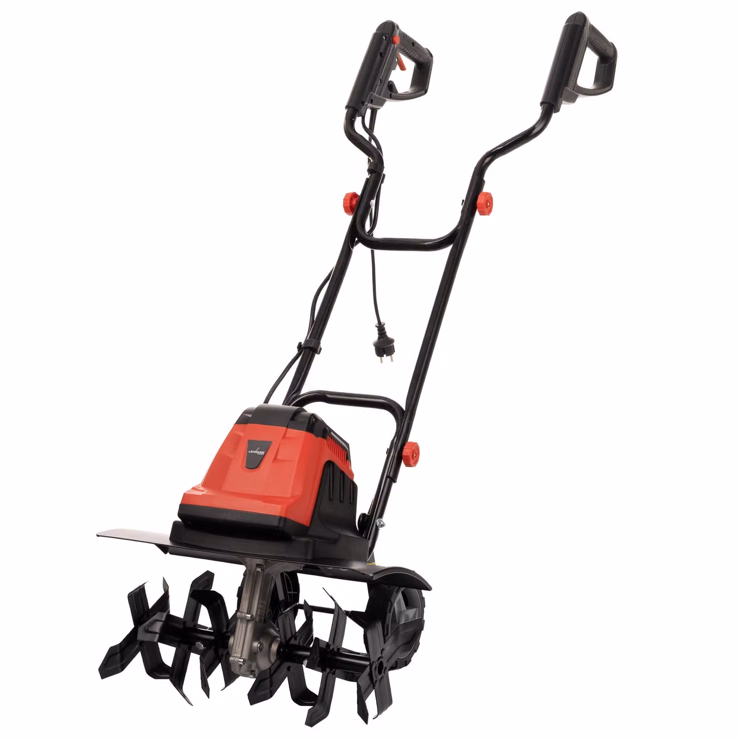 Motocoltivatore elettrico LEHMANN GROUND, coltivatore 1800W, larghezza di lavoro 45cm, trasmissione in rame, profondità regolabile, numero di lame: 24