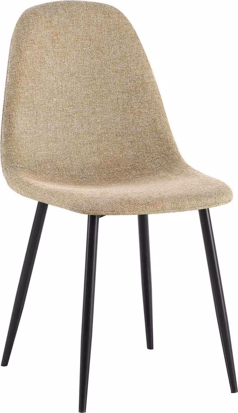 Sedia da pranzo Napier taupe - Tessuto - Facile da pulire - Design moderno