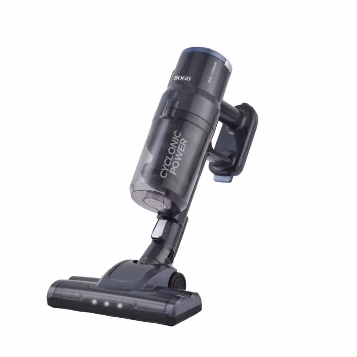 Aspirapolvere senza fili 2 in 1 Sogo verticale e portatile da 150W con autonomia di 35 min, serbatoio da 0,5L e tecnologia bagless – 2