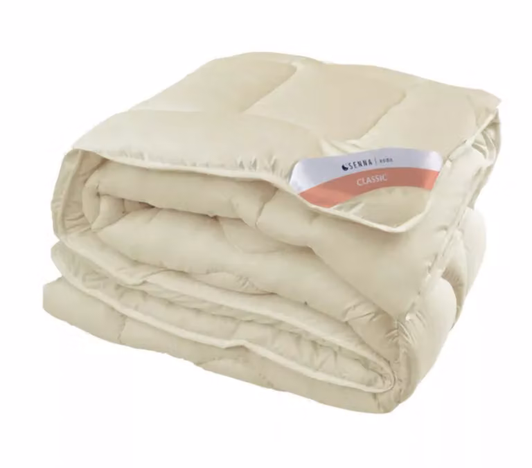 Piumino, piumino invernale 155x200 CLASSIC TERMO Senna Home, doppio strato, caldo, beige