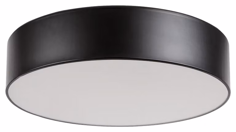 Rabalux 5081 Lampada da soffitto a 3 faretti Renata, E27, bianco e nero, rotonda, moderna, ø450 mm