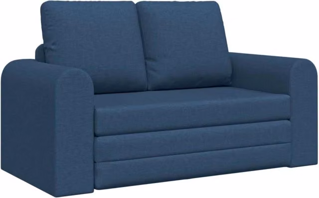 Divano letto | Sof¨¤ letto | Letto singolo 60cm Blu Tessuto
