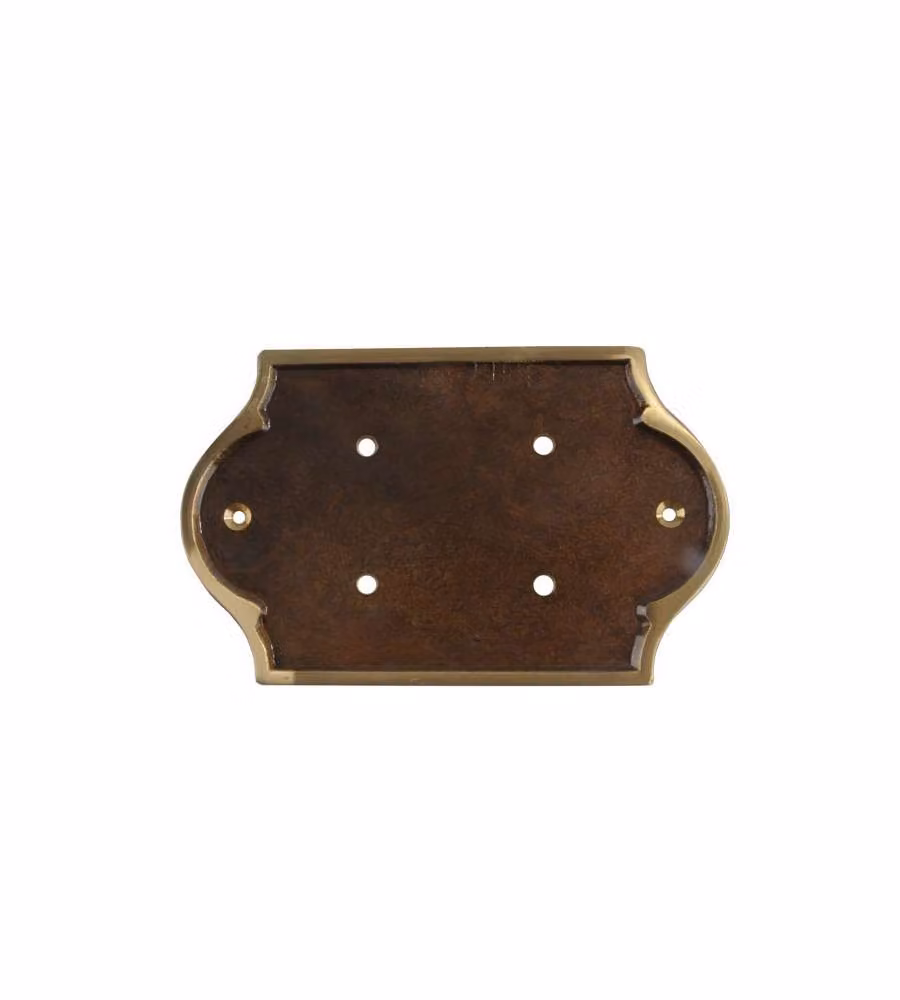 Placca Portanumeri Ottone Bonzato P2 193X120