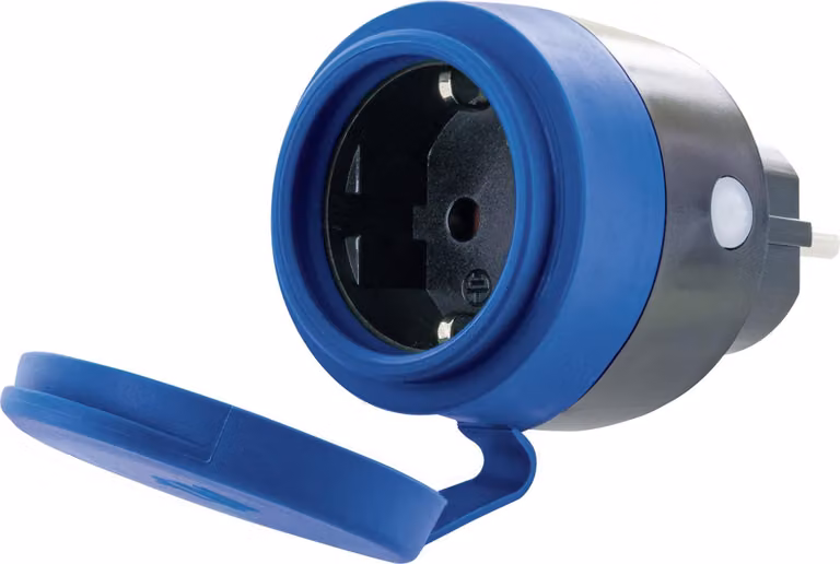 Schwaiger SOAW0044 Schwaiger Steckdosenadapter IP44 WiFi mit Messfunktion