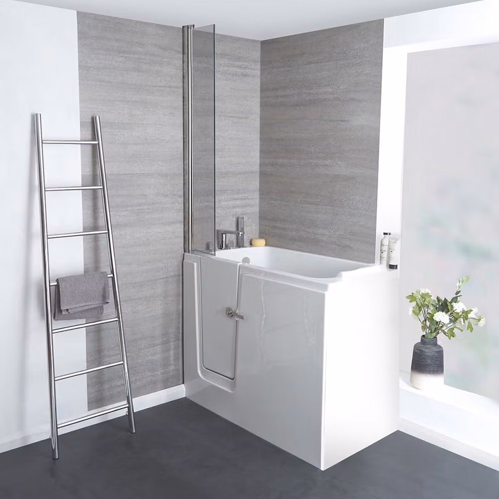 Vasca da Bagno - 1210mm x 650mm - senza Parete Vasca - Versione Destra