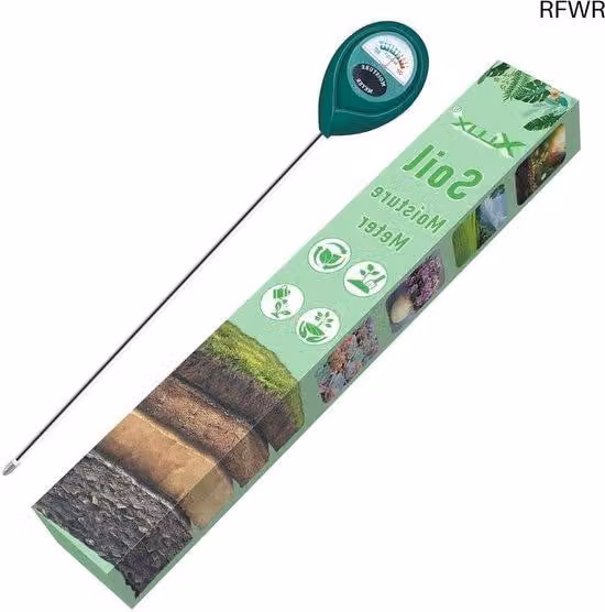 Misuratore di umidità del terreno con sonda lunga – Misuratore del livello dell'acqua, ideale per interni ed esterni, perfetto per piante in vaso e per il giardinaggio