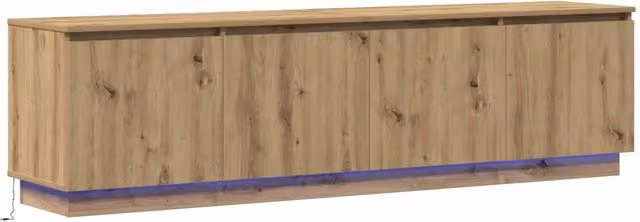 Mobile TV | Armadietto TV | Mobile Porta TV Rovere artigianale 180 x 38 x 49 cm Legno multistrato