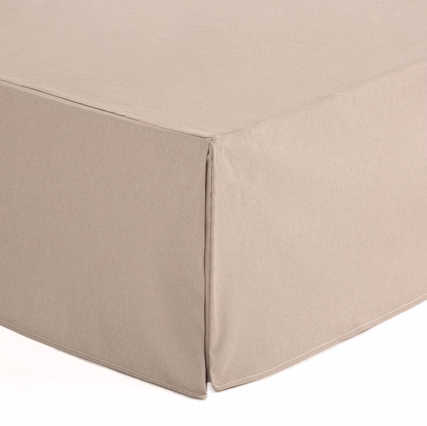 Solidchoice - Coprimaterasso a molle, dimensioni 180 x 190/200 cm, colore marrone