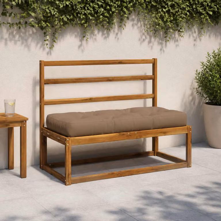 vidaXL Cuscino per Pallet VIANEN Beige in Poliestere con Rivestimento Rimovibile e Resistente ai Raggi UV