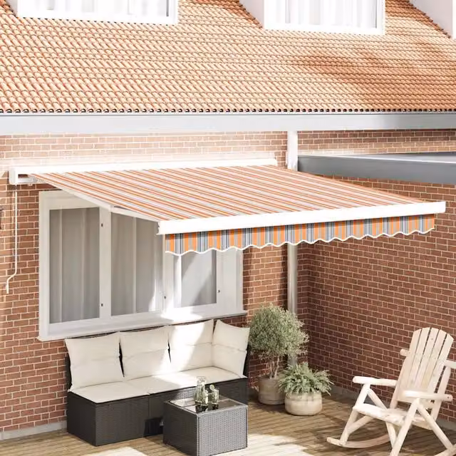 Tenda retrattile Multicolore 300 x 250 cm Tela e Alluminio 3330009