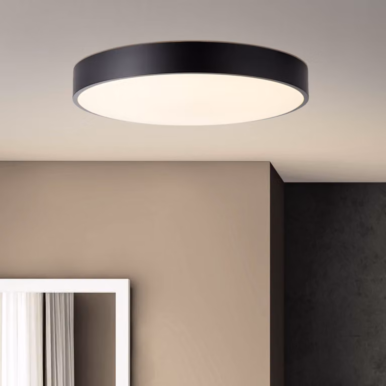 BRILLANTE plafoniera LED Slimline | applique funzionale e semplice | Ø 49 cm | metallo plastica | telecomando | CCT | 60 W | 6800 lm | 3000 - 6500 K