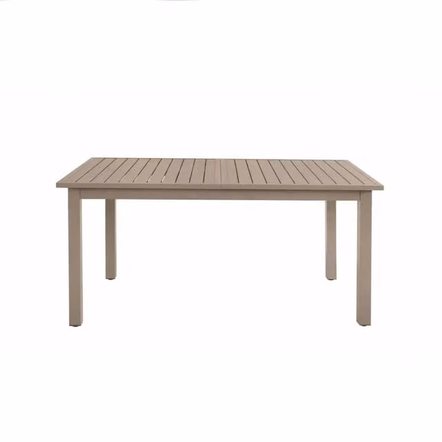 Tavolo estensibile da giardino Regarden in alluminio beige L/P/H: 180-270 x 95 x 75 cm
