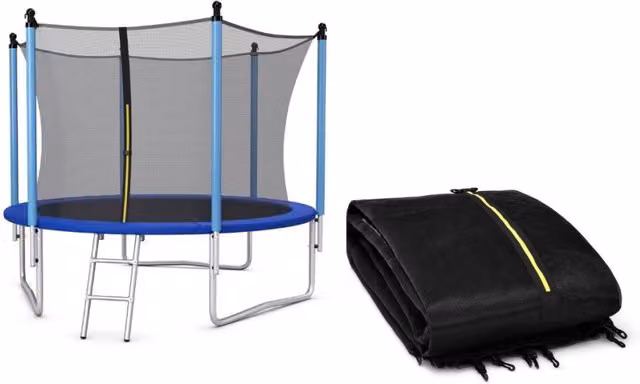 Tappeto elastico da esterno e rete protettiva in pe per tappeto elastico, Tappeto elastico e rete di sicurezza-Trampolini e accessori