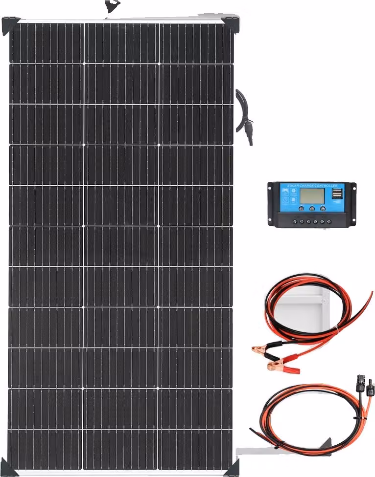 pannello solare da 120W, alta efficienza 24%, design leggero, kit da 120W