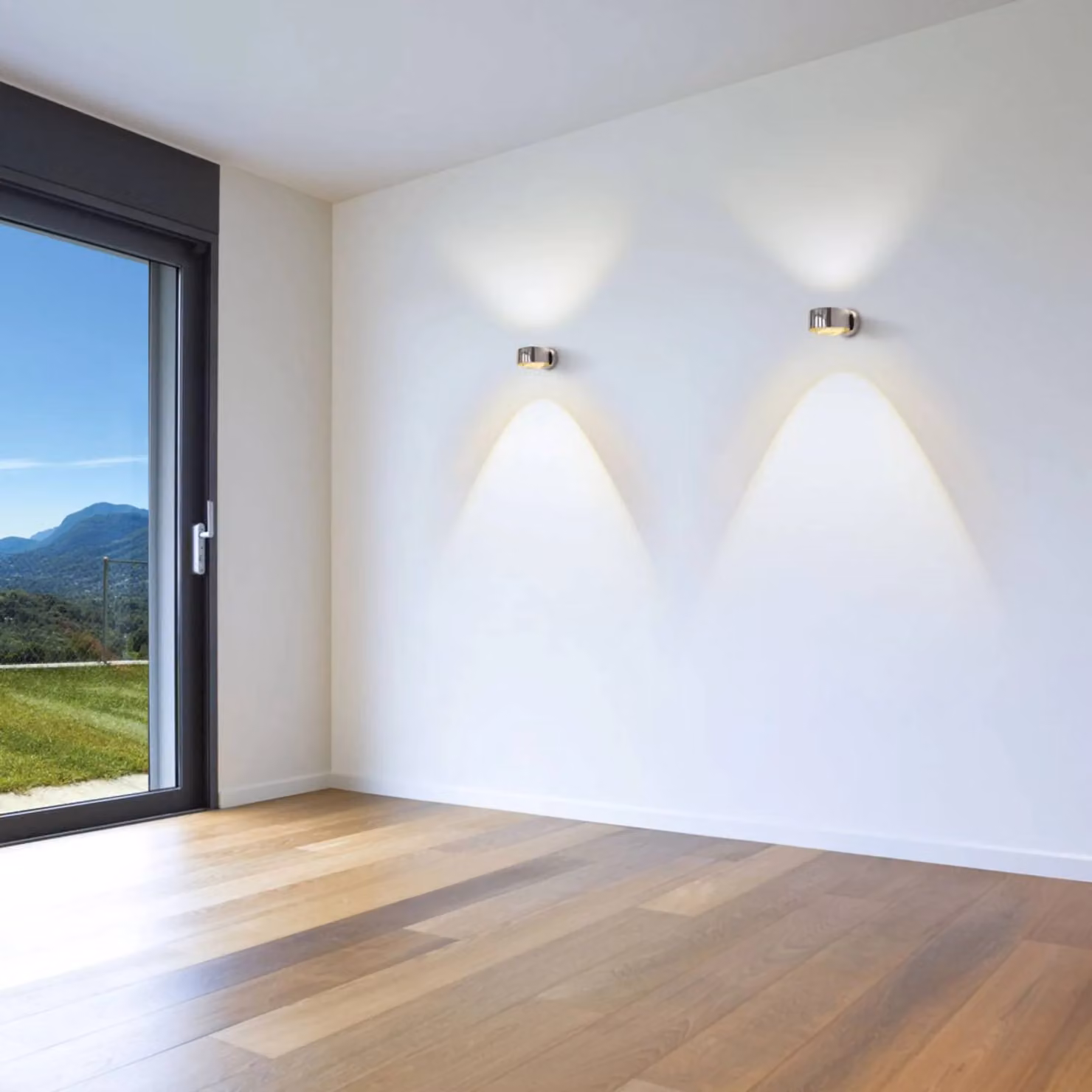 Top Light Applique da parete a LED Puk, dimmerabile, Cromo / Argento, Corridoio, Metallo, Moderno, Applique a LED