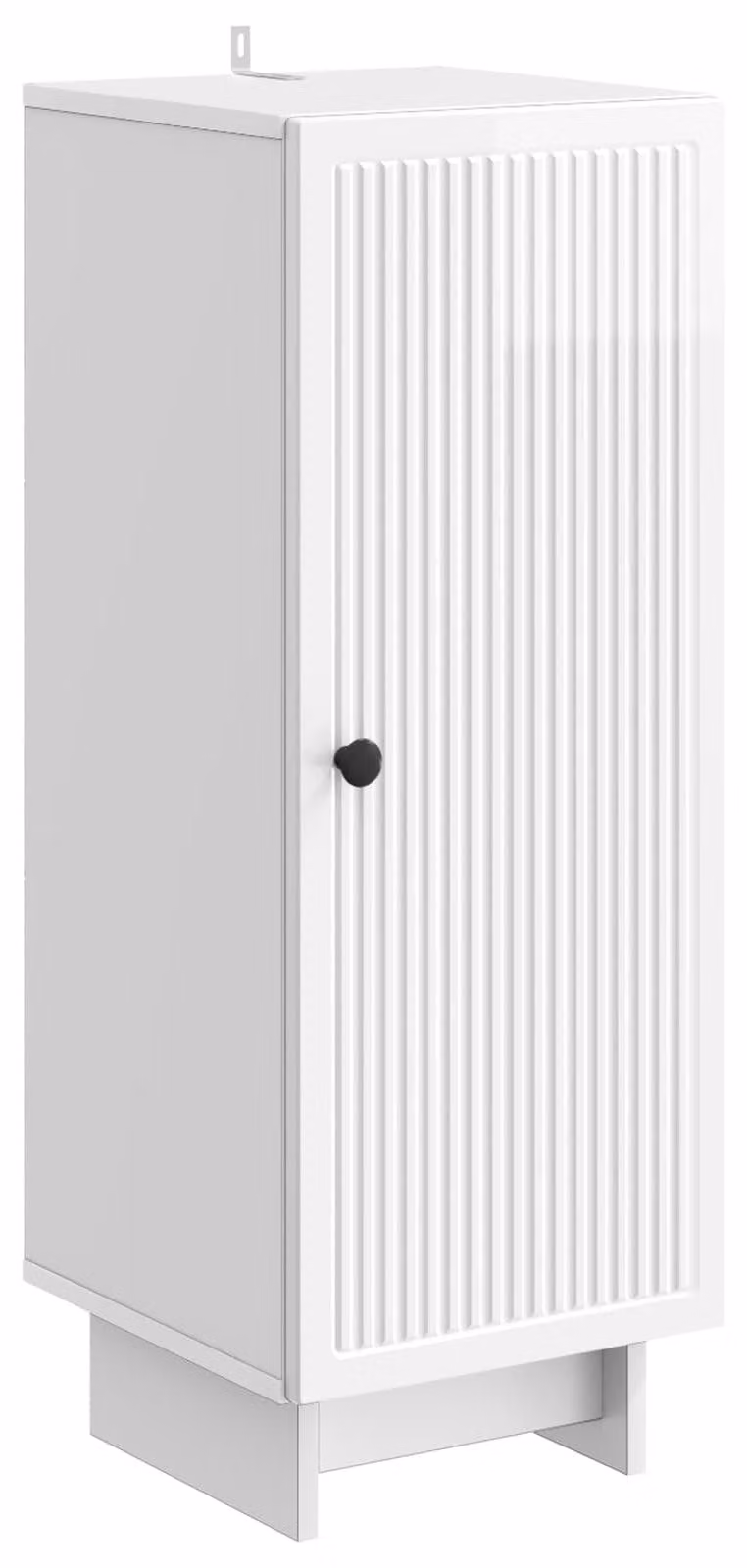 Credenza Bianco Lucido 33 x 34,5 x 90 cm Legno ingegnerizzato