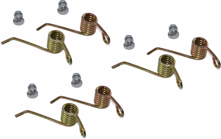 3 X coppie di molle di ricambio (6 X molle indurite) per lame di scarificazione, rimuovi muschio