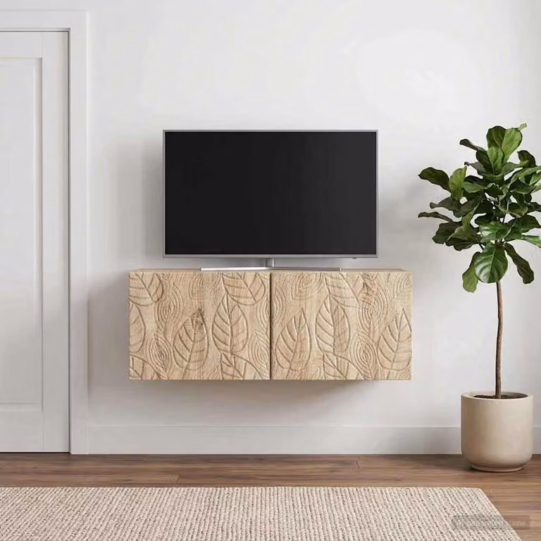 vidaXL Mobile Porta TV da Muro in Rovere Sonoma, L 98 cm x P 31 cm x H 30 cm