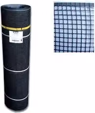 Rete a maglie quadre Tenax in materiale plastico colore Antracite 1x50mt
