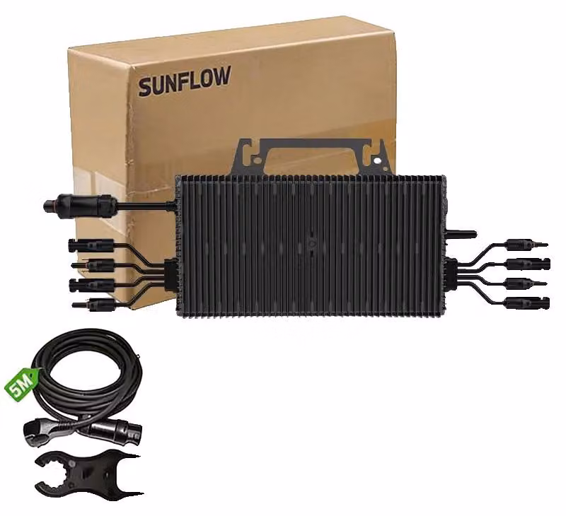 Micro-inverter solare, 4 canali MPPT, monitoraggio intelligente tramite Wi-Fi, 2400W, 230V, 16-60V