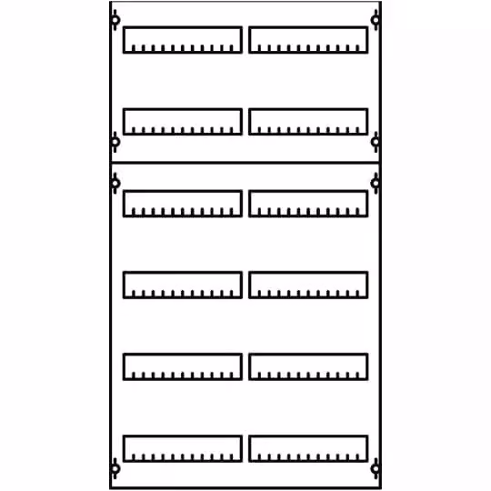 Striebel e John 2V2-150 quadro di distribuzione 6RE / 2FB, modulo BH2 montato su profilo EDF 2CPX077809R9999