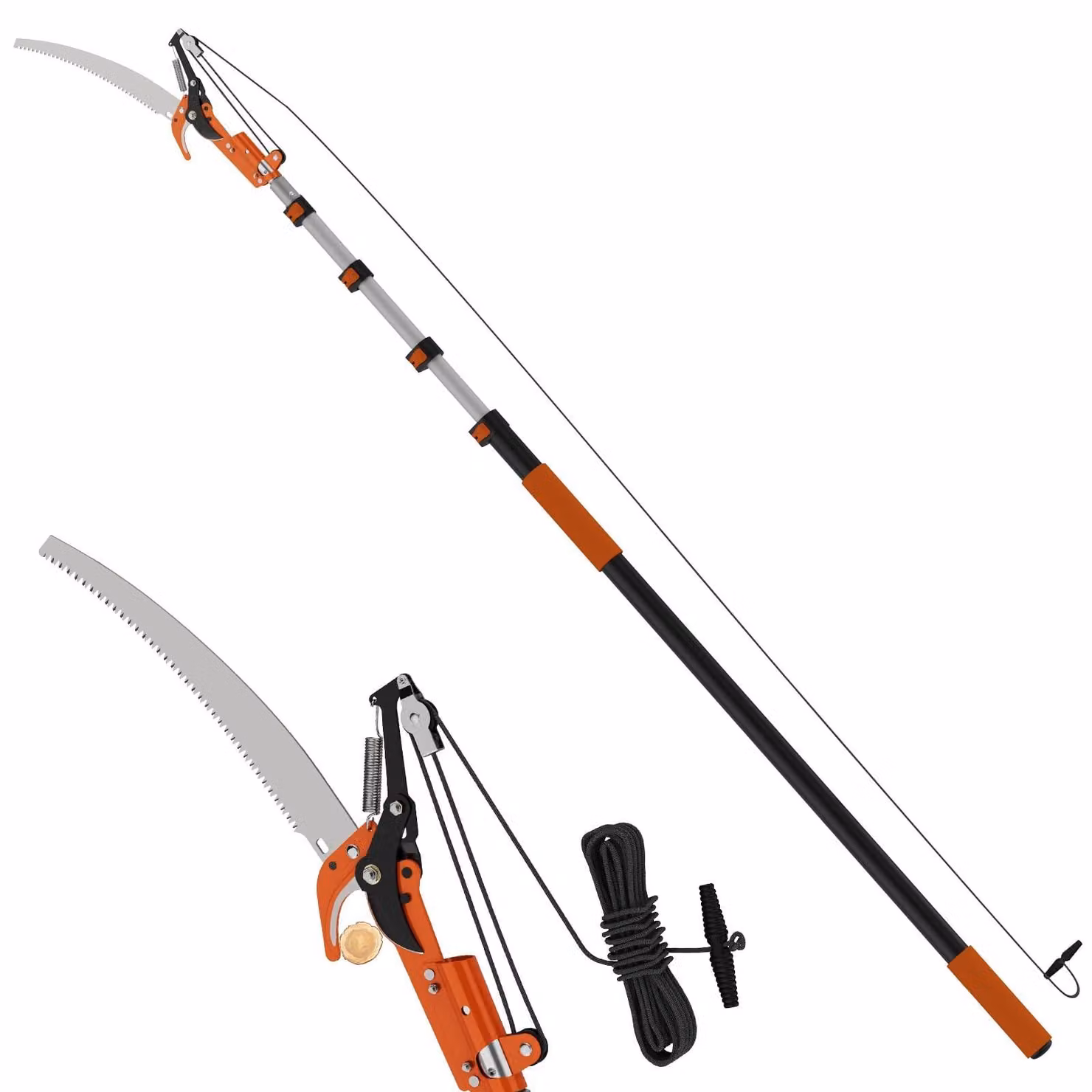 Solidchoice - Potatore manuale per alberi con manico telescopico