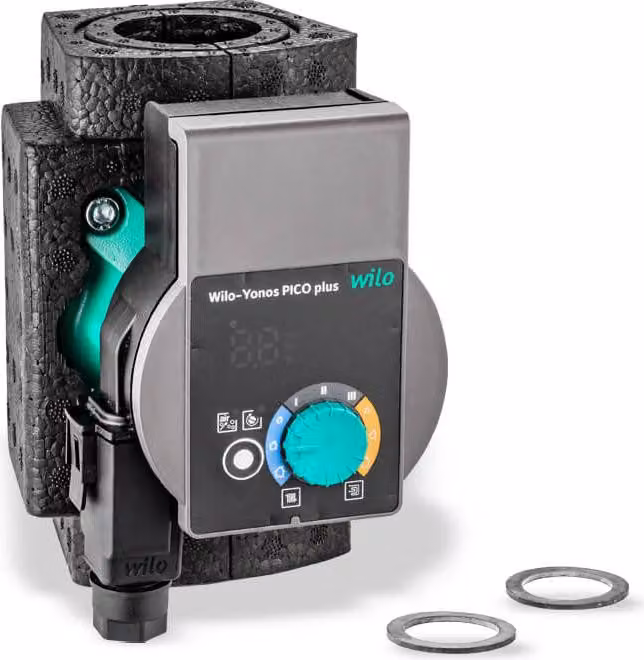 Pompa di circolazione Wilo Yonos PICO plus 25/1-4-130, diametro 130 mm, raccordo Rp 1 pollice, classe di efficienza energetica EEI 0.18