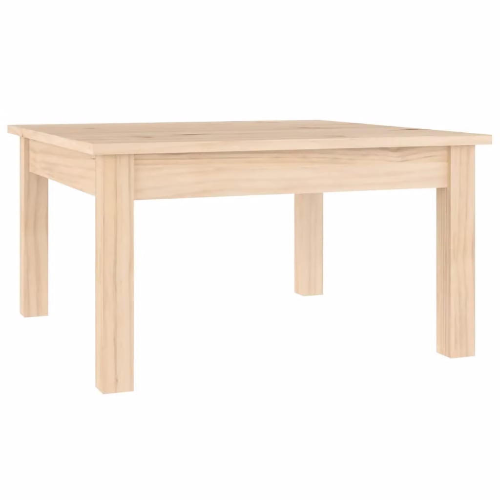 Tavolino da Salotto 55x55x30 cm Legno Massello di Pino