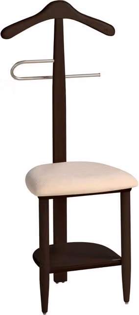 Sedia-Servomuto Herdasa legno di faggio wengé 105x45x41