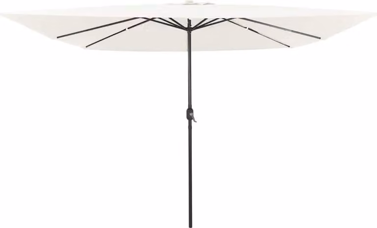 Maison Exclusive - Ombrellone da giardino, colore sabbia, 295 x 295 x 245 cm, realizzato in poliestere e acciaio