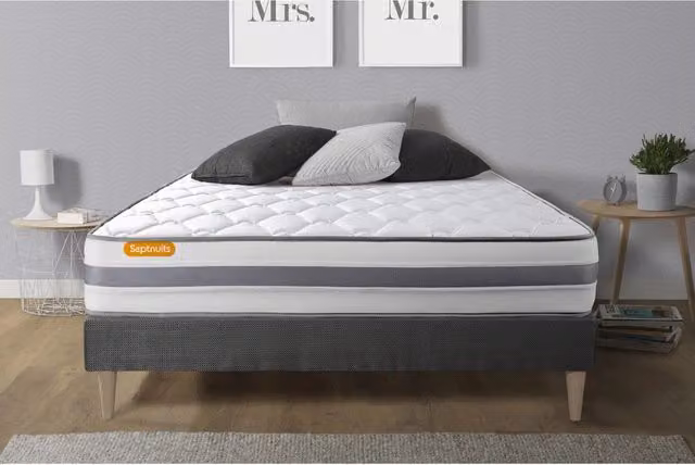 Set materasso e base 140x190 cm - Memo Spring