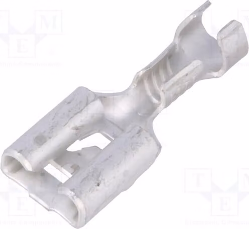 5x Connettore: piatto, per cavi flessibili, sezione 0,8÷2mm², spessore 0,8mm, larghezza 6,3mm, per cavi isolati (nei...)