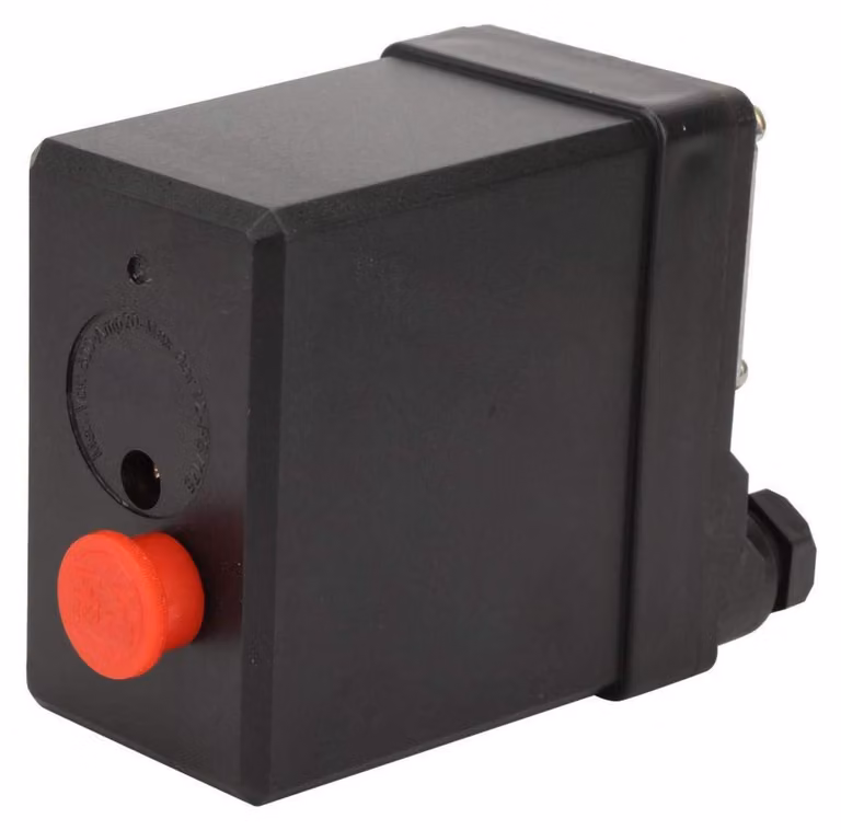 Interruttore di pressione da 75 a 175 psi, valvola di controllo della pressione verticale da 380V per compressore d'aria