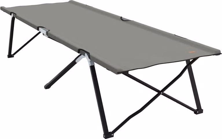 Letto da campeggio pieghevole Grigio 206 x 76 x 74 cm