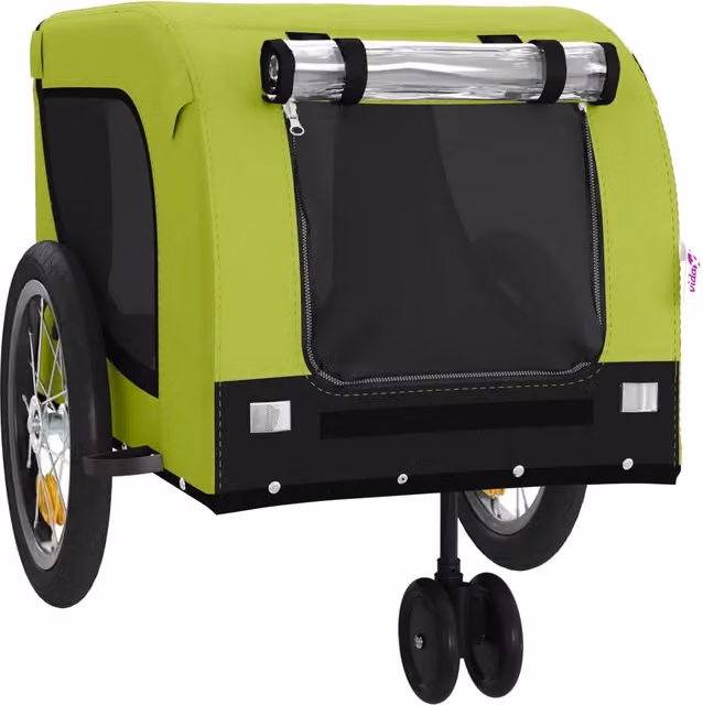 Rimorchio/carrello per animali domestici verde 02_0044296