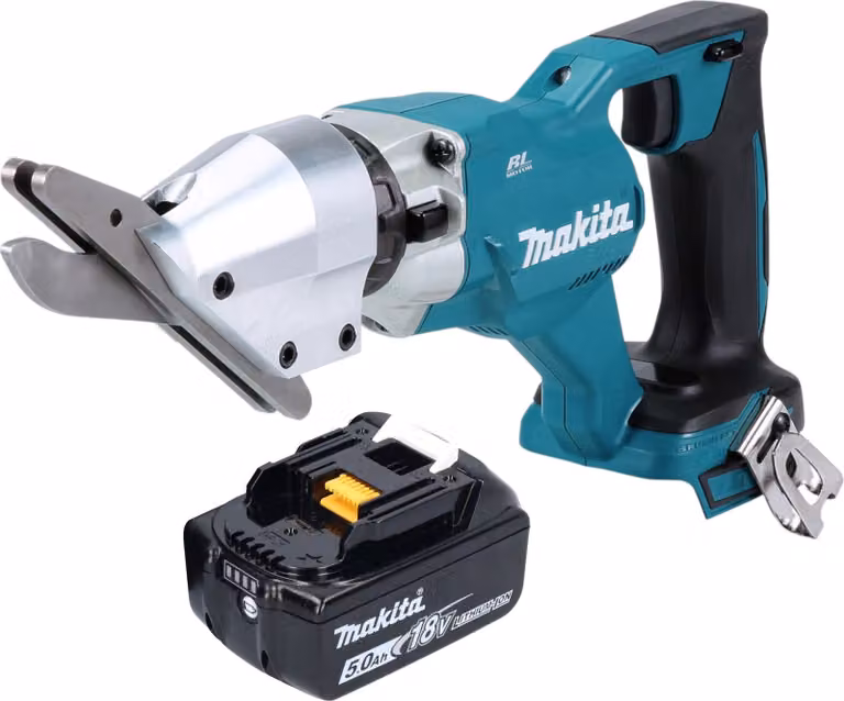Makita DJS 800 T1 forbici per fibrocemento a batteria 18 V Brushless + 1x batteria 5,0 Ah - senza caricabatteria