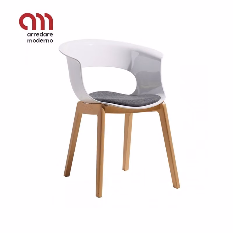 Sedia Natural Miss B antishock Scab Design con cuscino